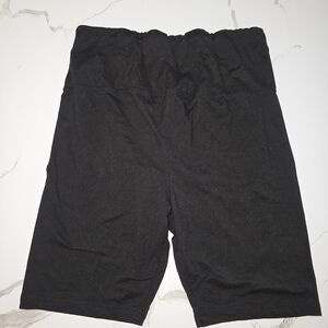 Women's Black Maternity Shorts